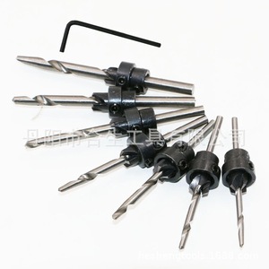 Juego de brocas avellanadoras Mr Drill de 7 piezas, vástago de 6 mm, longitud de 55 mm, para metales no ferrosos - Product Image 1