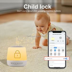 Machine à bruit blanc Réveil pour bébé 34 sons apaisants Entraîneur de sommeil Contrôle par application pour enfants Chambre d'enfant Chambre à coucher - Product Image 2