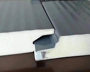 <span class=keywords><strong>Panneau</strong></span> isolant <span class=keywords><strong>rigide</strong></span> en <span class=keywords><strong>polyuréthane</strong></span> Épaisseur de 100mm PU PIR Pir <span class=keywords><strong>Panneau</strong></span> sandwich Toit Panneaux de chambre froide - Product Image 3