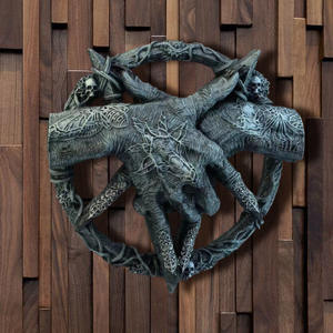 शैतान के हाथ भेड़ सींग का बना हुआ पर्यावरण के अनुकूल रेसिन शिल्प क्रॉस-बॉर्डर नए उत्पाद भारतीय स्वदेशी फांसी आभूषण सपना - Product Image 2