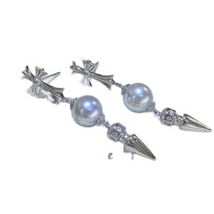 22477 Accesorios de Perlas DIY, Pendientes de Plata S925 con Forma de Corazón y Cuentas Redondas de 7-10mm, Diseño Hueco Tokro - Product Image 5