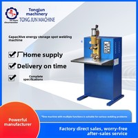 Nouvelle machine de soudage par points pneumatique série TDR à stockage d'énergie par condensateur, machine de soudage de précision 220V pour acier inoxydable, aluminium, argent 1