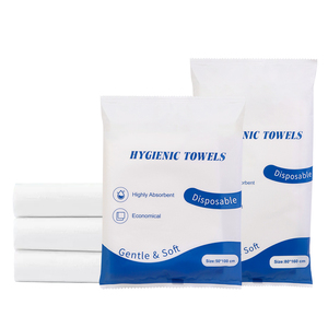 Asciugamano da Bagno <span class=keywords><strong>Monouso</strong></span> Ecologico JIAXIN 70*140cm 90g, in Cotone Non Tessuto ad Asciugatura Rapida, Bianco, <span class=keywords><strong>per</strong></span> Adulti e Viaggi - Product Image 2