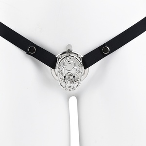 FRRK Dispositivo de Castidad Masculina con Correa, Jaula para Pene con Bloqueo PA, Jaula de Castidad BDSM Portátil, Herramientas de Bondage, Juguetes Sexuales - Product Image 3