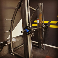Équipement de fitness de force de gymnastique d'occasion commerciale de haute qualité Smith Machine Power Rack avec barre et plaque de poids pour l'entraînement