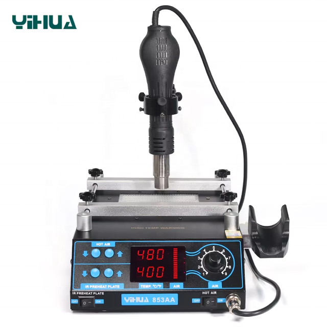 YIHUA-853AA 3-in-1 Rework Station Digital Temperature Calibration Precision Rework BGA Motherboard Repair Heat Shrink