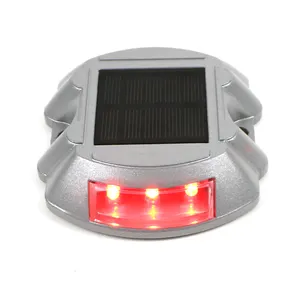 Waterproof IP68 Support 12 LED Cat Eyes Horseshoe-Shaped Double-Sided Solar Aluminum Road Stud Reflect Stud Road Price