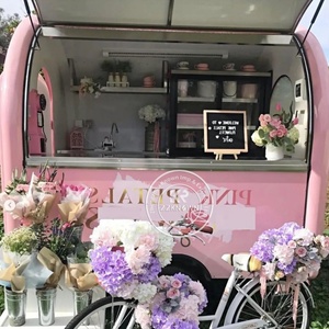 Conception de kiosque de nourriture de centre commercial Offre Spéciale <span class=keywords><strong>remorque</strong></span> de camion de nourriture de chariot de crème glacée d'assiette froide - Product Image 4