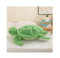 Peluche Tortue Marine Personnalisée avec Logo, Douce, Petite, Style Dessin Animé, Rembourrage Coton PP, Design Créatif et Adorable, Couette Thème Aquarium