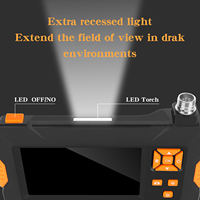 Système vidéo portable rigide et flexible Hd à fibre optique Pièces d'inspection numérique Source de lumière serpent Caméra endoscope industrielle