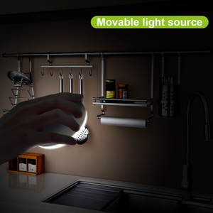 Éclairage LED pour armoire avec détecteur de mouvement PIR sans fil, éclairage magnétique sous l'armoire pour cuisine, armoire, placard - Product Image 6