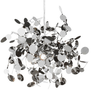 Lustre en acier inoxydable <span class=keywords><strong>argenté</strong></span> avec pendentif en forme de branche de feu d'artifice, idéal pour salle à manger, hôtel, studio - Product Image 6