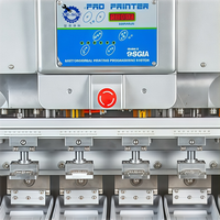Machine d'impression à plateau tournant 8 couleurs positionnement précis pour pièces de petite taille jouets briques LEGO