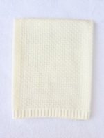 Nouvelle Couverture Bébé Tricotée en Coton Biologique 100% Anti-Boulochage pour Filles et Garçons, Idéale pour Nouveau-nés, Vente en Gros