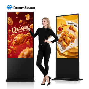 จอแสดงผลโฆษณา LCD สีเต็มรูปแบบสำหรับใช้งานภายในอาคาร ป้ายดิจิทัลสำหรับห้างสรรพสินค้า ร้านค้าปลีก หน้าจอสัมผัสแบบ Capacitive ความสว่าง 300cd - Product Image 1