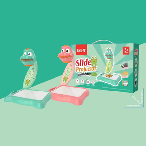 Slide cerdas proyektor mainan lukisan anak-anak gambar kartun papan Graffiti mainan pendidikan - Product Image 3