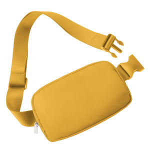 Custom Vrouwen <span class=keywords><strong>Nylon</strong></span> Yoga Lulu Tas Waterdichte Crossbody Slinger Met Bilriem Logo Print Taille Heuptasje Overal Messenger <span class=keywords><strong>Bag</strong></span> - Product Image 6