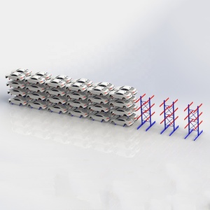 Tùy chỉnh đôi bên ngoài trời Heavy Duty thép lưu trữ <span class=keywords><strong>cantilever</strong></span> xe kệ - Product Image 1