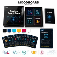 Jeu de cartes d'entraînement à la sensibilisation au phishинг, imprimé en couleur personnalisée, en papier recyclable, pour scénario de signalisation de sécurité des e-mails