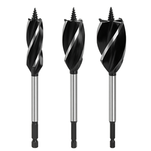 Foret hélicoïdal LaVie pour bois, tige hexagonale, acier allié S2, pour perçage de serrures de porte - Product Image 1