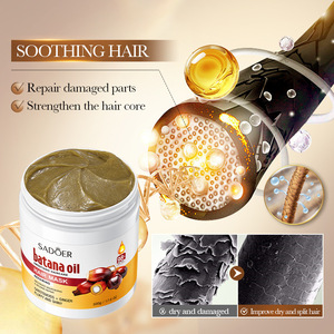 500g SADOER Batana huile hydratante lissage cheveux brillance hydratant moelleux <span class=keywords><strong>cuir</strong></span> <span class=keywords><strong>chevelu</strong></span> nourrir revitalisant <span class=keywords><strong>masque</strong></span> capillaire - Product Image 2