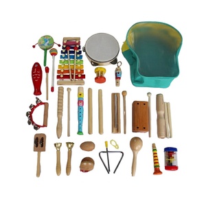 Juego de Instrumentos de Percusión de Madera al por Mayor con Xilófono, Maraca, Flauta Piccolo y Tubo de Sonido para la Educación Musical y el Juego Infantil - Product Image 1