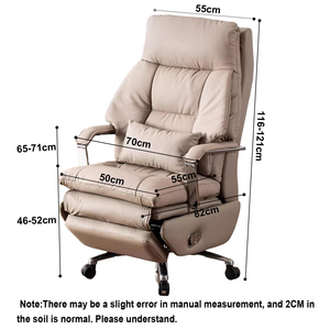 Wholesale Genuine Leather Chair Electric Big Size Electric Massage Office Chair Custom Reclining Office Chair with <b>Footrest</b> - Product Image 6