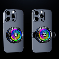 Refroidisseur de téléphone magnétique à semi-conducteurs, plaque de refroidissement contrôlée par IA pour iPad, appareils Apple et Android, lumière RGB, refroidissement IA