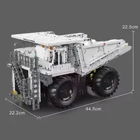 Mould King 17078 2026 MOC Camion de transport minier avec moteurs, modèle de véhicule d'ingénierie urbaine, kit de briques, cadeaux pour adultes, ensembles de blocs de construction