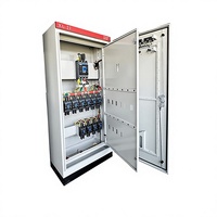 Tableau de distribution d'énergie triphasé 380V IP54 personnalisable, panneau de commande électrique sur pied pour infrastructure commerciale