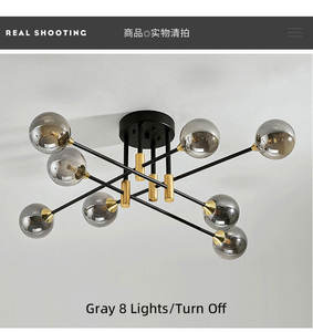 Candelabro moderno simple <span class=keywords><strong>Nordi</strong></span> creativo cálido Popular para dormitorio Bar pasillo sala de estar restaurante luz de techo elegante uso interior - Product Image 2