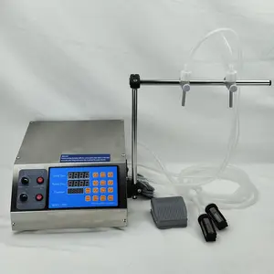 GZL Electric Digital Control Pump Machinery Small Bottle Tube profumo acqua minerale succo olio riempitrice di liquidi