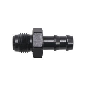 Conector de manguera para modificación de automóviles, adaptador de inserción de aleación de aluminio negro 6AN a 3/8 para actualización del sistema de combustible - Product Image 4