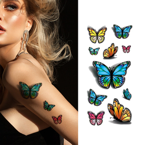 Tatouages temporaires étanches Designs floraux artistiques pour les autocollants de <span class=keywords><strong>tatouage</strong></span> <span class=keywords><strong>temporaire</strong></span> 3D d'art corporel à la mode - Product Image 5