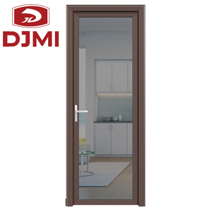 Puerta de Baño de Aluminio, Puerta Batiente de Aleación de Aluminio con Vidrio Templado - Product Image 4