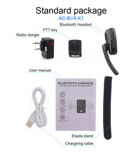 Anysecu Manos Libres AC-BHERDT-K1 Inalámbrico K1 Plug para Baofeng UV-82 UV-5R TH-UV8000D AC-BHERDT-K1 Anysecu Manos Libres - Product Image 3