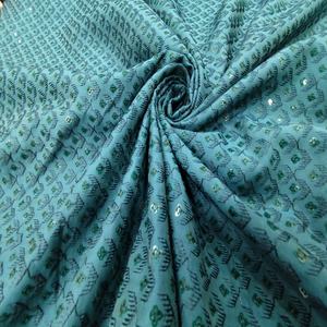 Tela Tejida Verde Mar de Alta Calidad, Transpirable, de Secado Rápido y Ligera para Costura, Acolchado, Manualidades y Textiles Multiusos - Product Image 2