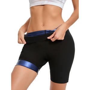 Vente en gros Fitness Sports <span class=keywords><strong>Sauna</strong></span> Shaper Pantalon court <span class=keywords><strong>Effet</strong></span> sueur chaude Minceur Shapewear Workout Gym Leggings pour femmes - Product Image 1