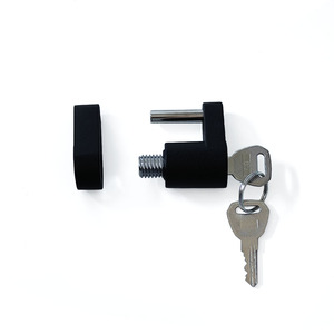 1/4-inch đường kính màu đen nhận khóa JH thuyền xe tải Trailer Hợp kim kẽm Hitch <span class=keywords><strong>Latch</strong></span> khóa Coupler nhỏ <span class=keywords><strong>pin</strong></span> ổ khóa - Product Image 5