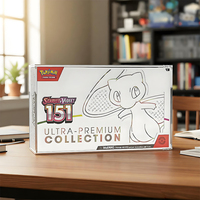 Boîte de présentation TCG Mega Phantom Charizard X EX Ultra-Premium Collection UPC avec couvercles magnétiques, étui de protection en acrylique