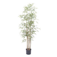 Arbre bonsaï en bambou artificiel avec pot à vendre, mini arbre bonsaï en bambou pour décoration intérieure ou extérieure