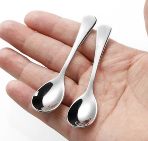 DFB01 Cuchara de Seguridad para Bebés y Niños, Fabricada con Acero Inoxidable SUS 304 Apto para Contacto con Alimentos - Product Image 1