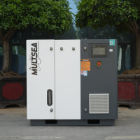 Compresor de Aire de Tornillo de Imán Permanente con Certificación CE, 75kW, 380V, 50Hz, Unidad de Ahorro de Energía VFD