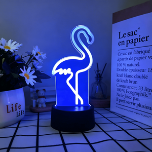 Veilleuse 3D USB à LED, Lampe de Table à Couleurs Changeantes, Motif Appareil Photo Flash, Cadeau Chambre à Coucher, Expédition Rapide - Product Image 6
