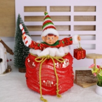 Sapin de Noël Électrique Animé à Piles, Jouet Musical en Plastique, Décoration Intérieure Classique de Noël