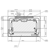 Modul LCD TFT IPS Kyocera TCG058WXLPAPNN-AN30-S 5,8 Inci Kelas Industri 1280x768 20pin LVDS Layar LCD Panel LCD
