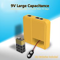 Testeur de câble réseau LAN, outil de test de câble Ethernet, RJ45, RJ11, RJ12, CAT6, UTP, outil de test automatique de câble LAN (batterie non incluse)