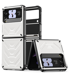 Armor-funda protectora para <span class=keywords><strong>Samsung</strong></span> <span class=keywords><strong>Galaxy</strong></span> <span class=keywords><strong>Z</strong></span>, funda de teléfono móvil 2 en 1 con tapa <span class=keywords><strong>3</strong></span> híbrida - Product Image 1