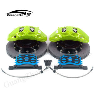 Actualización del sistema de frenos de carreras 6Pot 9N, disco de cerámica de carbono, Kit de freno grande con pinzas de freno para Audi S4 B8 B9 RS4 A7 S7 C7 <span class=keywords><strong>BMW</strong></span> F80 - Product Image 3