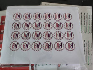 Mejor diseño de logotipo de metal Etiqueta de marca, logotipo impreso de metal/etiqueta adhesiva dorada - Product Image 6